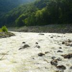 Pontonski most kod Svilajnca rasklopljen zbog visokog vodostaja Velike Morave Velika Morava