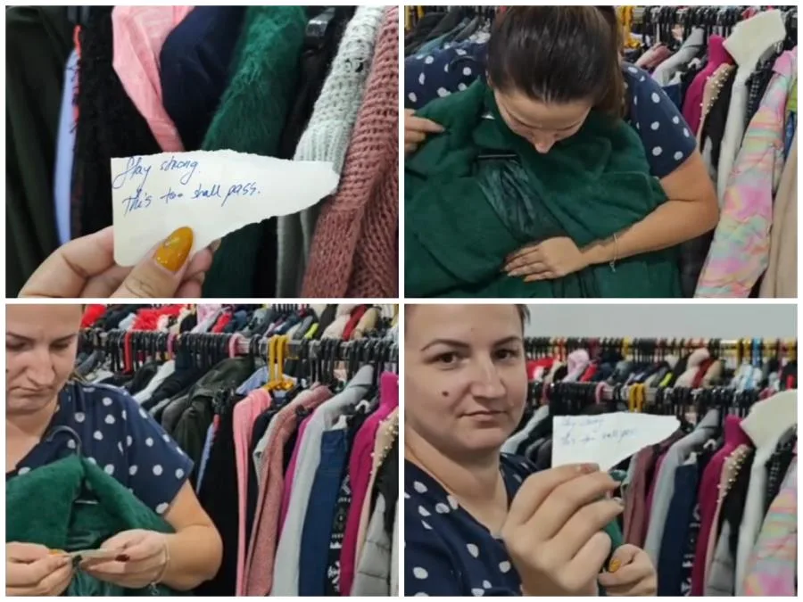 Vlasnica sekend henda zavirila u džep polovnog kaputa i ostala bez reči: Pomislila sam koliko bola, tuge i suza... Zena nasla poruku u kaputu iz seknd henda