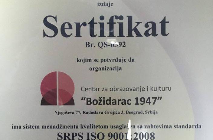 Božidarac obuke i kursevi Beograd