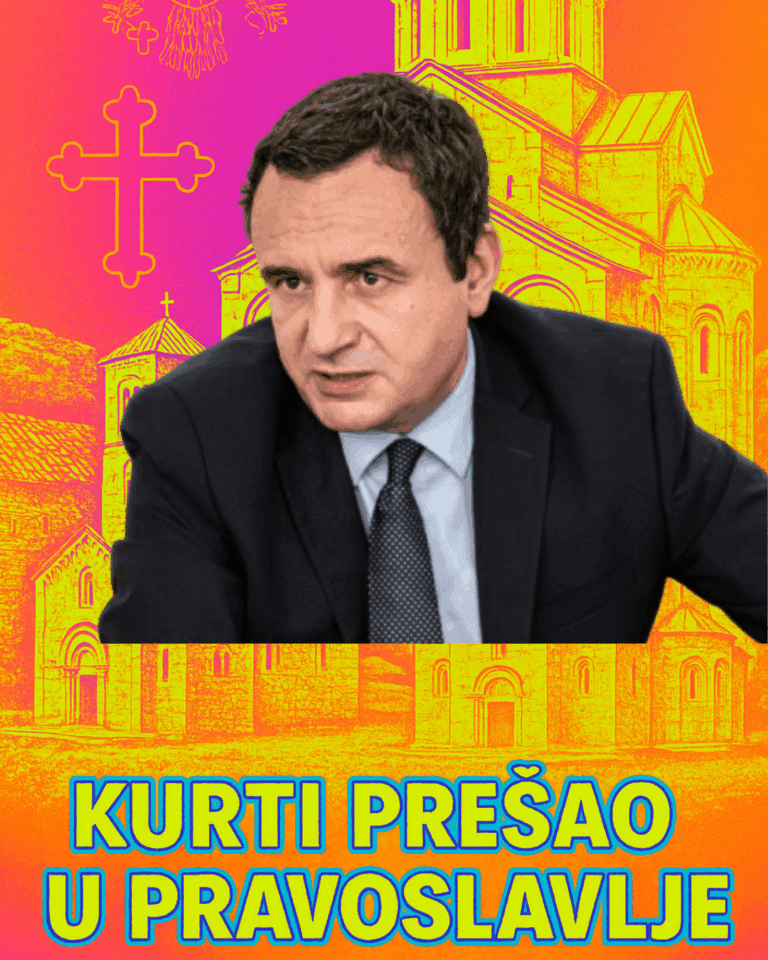 Kurti prešao u pravoslavlje, šokantno, prelazak vere, monašenje, SPC Kosovo, Srpska pravoslavna crkva, Kosovo manastiri, religija Balkan, tabloidi, vest dana, duhovni preokret, religijski skandal, ekskluzivno otkriće, pravoslavlje, krizni identitet