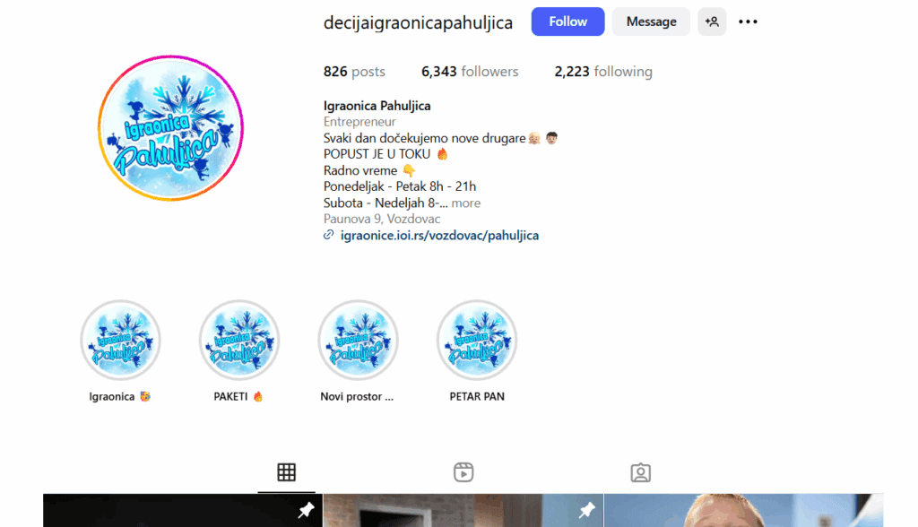 Dečja igraonica Pahuljica Voždovac Bonitetna kuća firmu ocenila kao špekulativnu (spekulativnu)