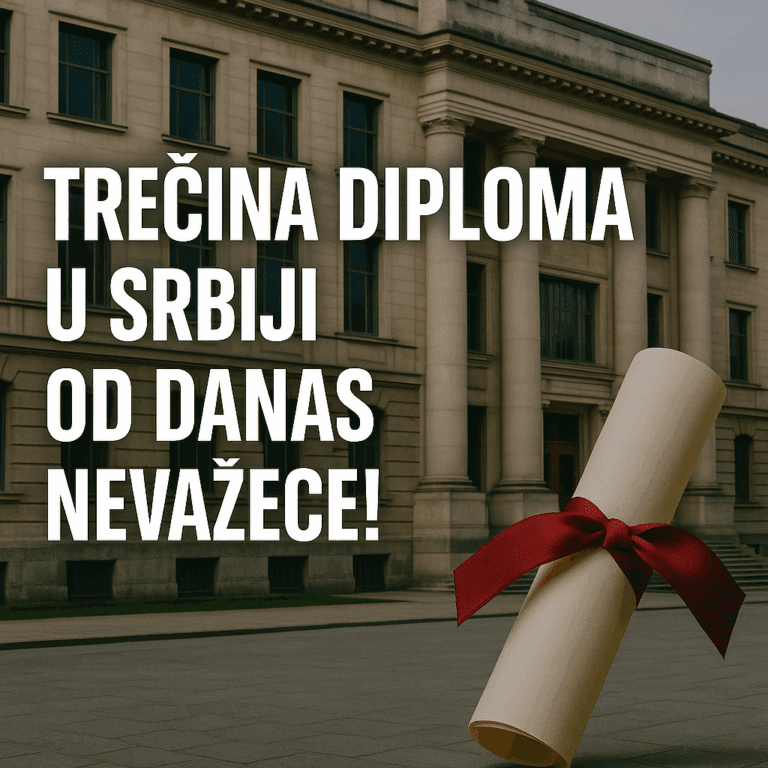 Trećina nevažećih diploma u Srbiji revizori utvrdili