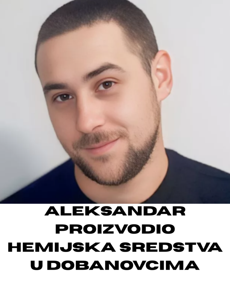 Dečak koji proizvodi hemijska sredstva lekove Aleksandar Kovač izazvao dodatnu zabrinutost u javnosti.