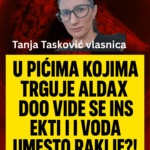 Tanja Tasković Aldax prodaje vodu umesto rakije