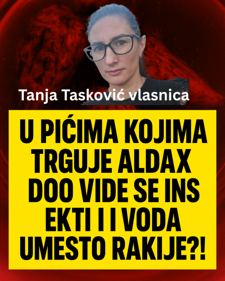 Tanja Tasković Aldax prodaje vodu umesto rakije