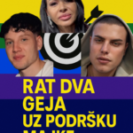 Rat dva geja uz podršku majke Pavle Petković i Aldin Šehović, Tina Ivanović