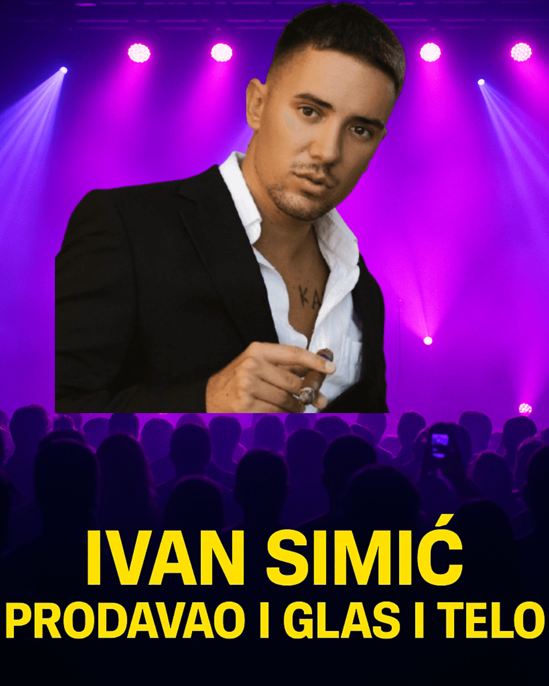 Pevač Ivan Simić prodavao i glas i telo socijalna patologija na estradi
