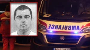 izrešetan navijač Partizana Nemanja Krstić (30)