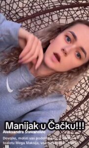 Aleksandra Stevanović manijak u Čačku snima devojke