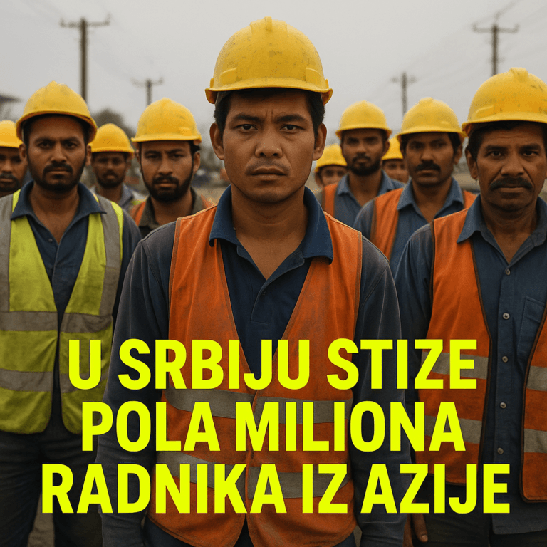 U Srbiju stiže pola miliona radnika iz Azije koji će izmeniti populaciju u potpunosti