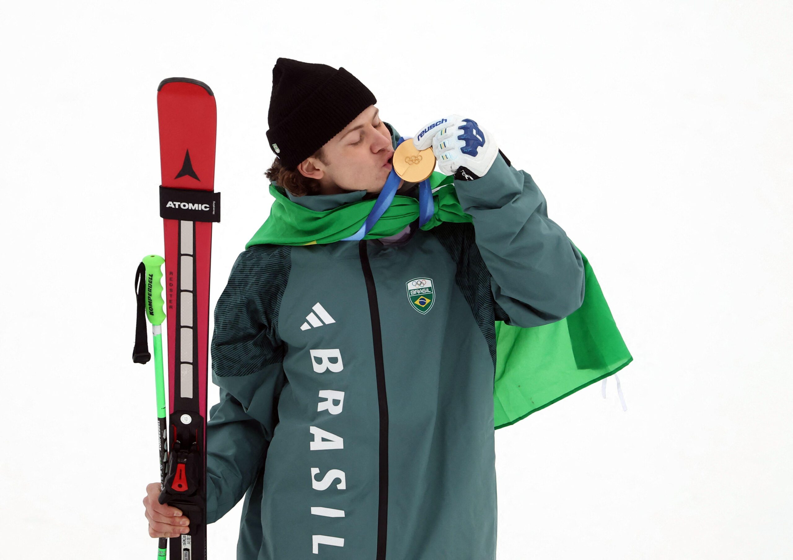 Brazilski skija&scaron; Luka&scaron; Pinjeiro Braten ljudi olimpijsku zlatnu medalju