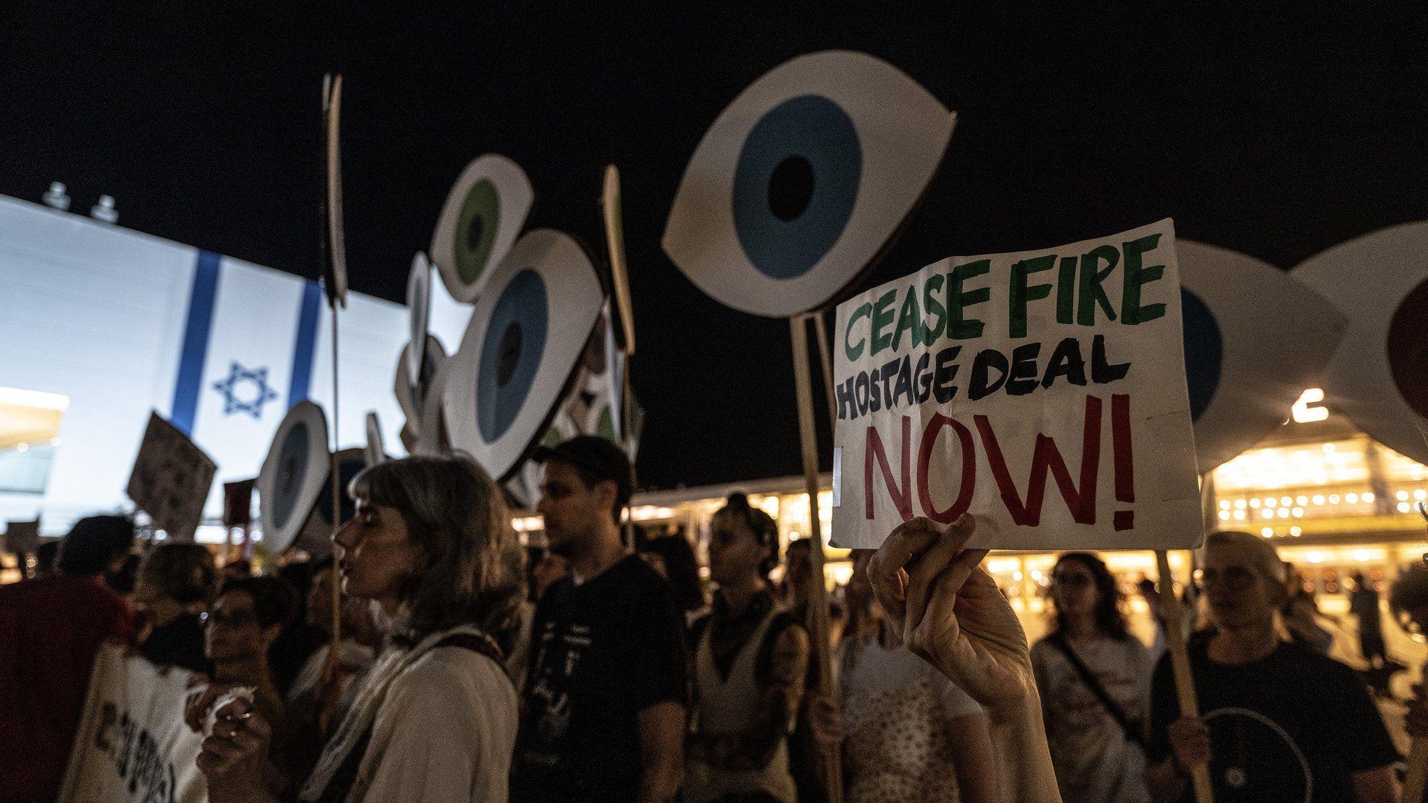 Izraelci traže prekid vatre na protestima