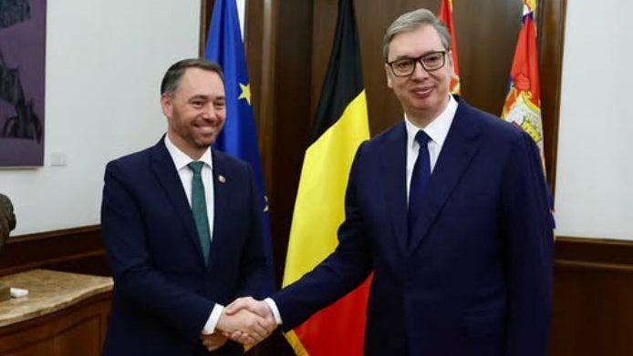 Predsednik Srbije se sastao sa ministrom spoljnih poslova Belgije 8